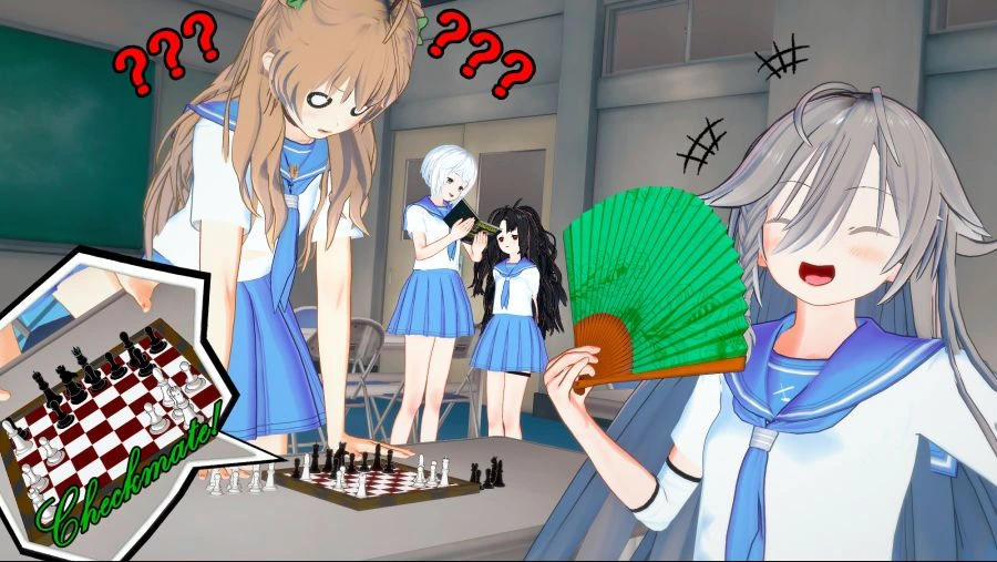 [소녀전선] 라플비랑 고등어가 체스하는 만화
