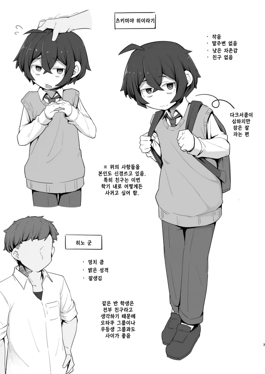 머리를 쓰담을정도로 사이좋은 반친구.manhwa