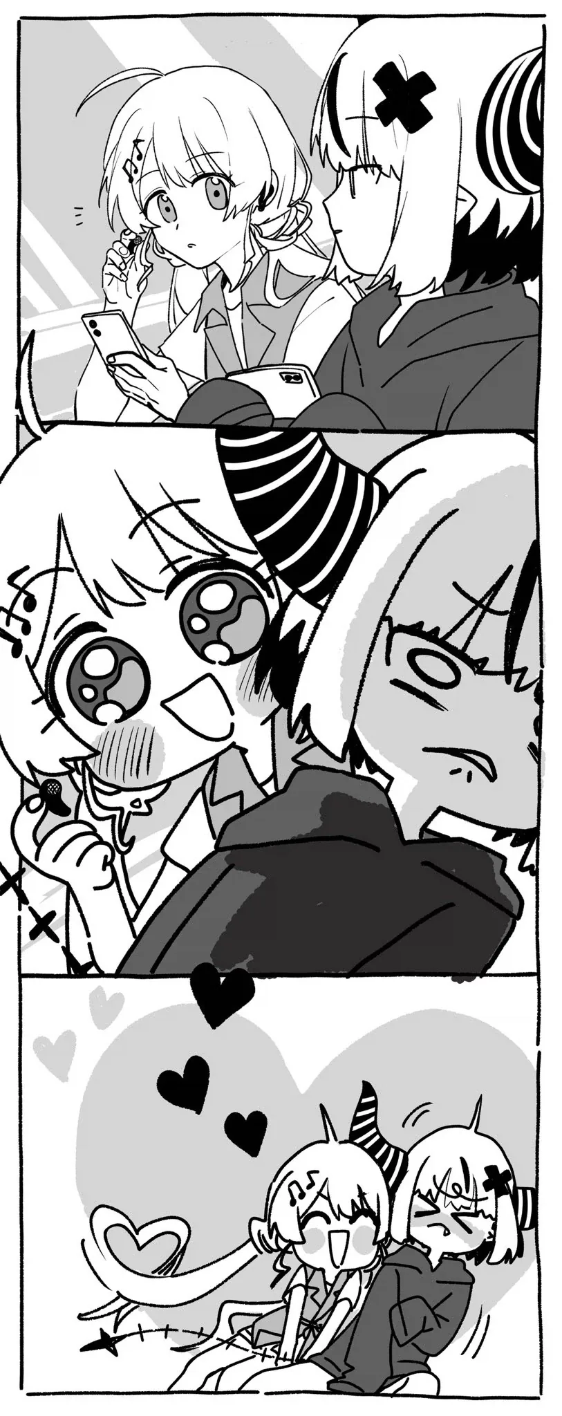 버튜버)꽁냥(?)대는 라프나데.comic - 이미지 2