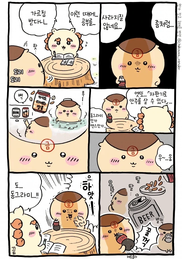술 자격증 없이 마시면 불법인 치이카와 세계관 - 이미지 2