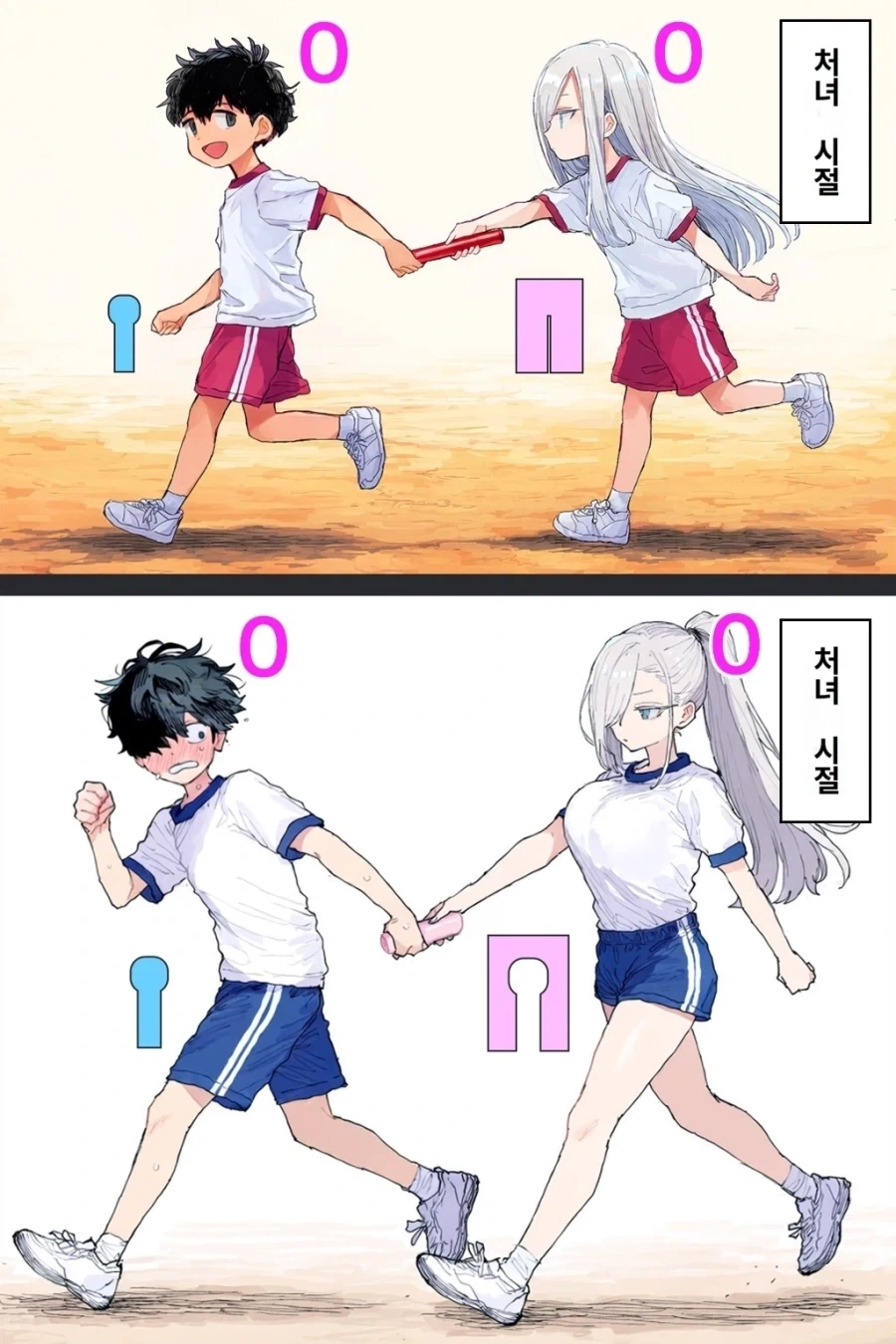소꿉친구를 오랫동안 좋아하면 변하는거