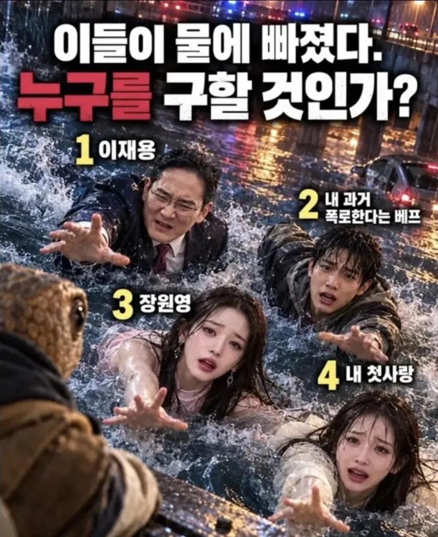 누구를 먼저 구할 것 인가.