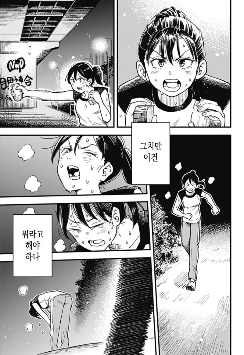 여고생이 복싱 배우는 만화 - 이미지 33