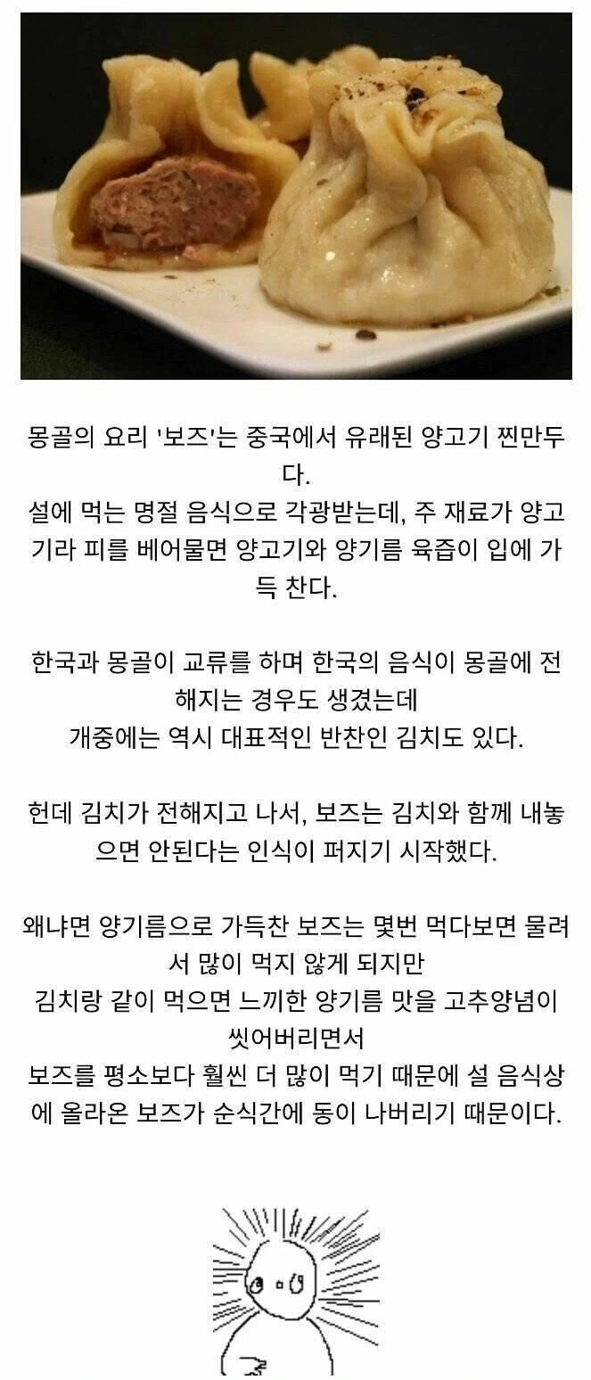 몽골이 한국 문화에 많이 친숙해졌음에도 여전히 김치를 경계하는 상황.jpg